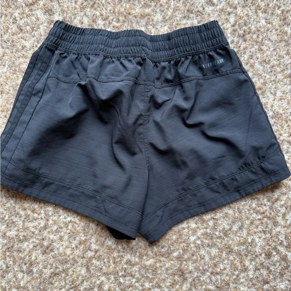 Adidas Women's Dark Gray Athletic Shorts - Picture 4 of 4